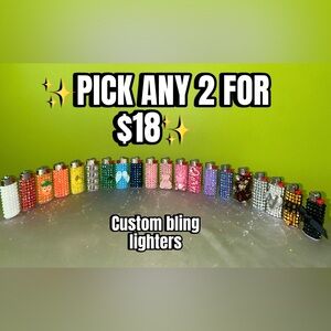 Sparkling Mini Bling Lighters